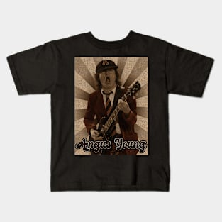 Vintage Classic Angus Young Kids T-Shirt